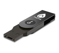 Thetis Llave de Seguridad U2F y FIDO2, USB A, autenticador de Dos factores con Bluetooth, protección de autenticación Multicapa HOTP U2F Compatible con Windows, MacOS, Gmail, Linux, Color Negro