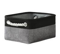 TheWarmHome Storage Basket for Organizing - 12x8x5.2 inch 1 Pack Fabric Storage Cubes Baskets for Gifts Empty for Closet Organizer Dog Gift