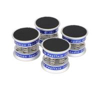 Thewasc 4 aisladores de vibración de aleación de aluminio para altavoces que logran una salida más limpia y reduce las interferencias de ruido, almohadilla de absorción de golpes