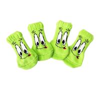 Thewasc 4 calcetines de invierno para mascotas, suaves, cómodos, calcetines de alta elasticidad, accesorios de moda para mascotas