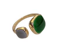 Thewasc Anillos de aleación de estilo minimalista para personas de moda que buscan accesorios de joyería únicos, trajes elegantes, uso casual, anillos de uso diario, talla única, como se describe