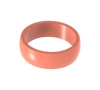 Thewasc Anillos de silicona elásticos suaves, ligeros y resistentes al sudor, para mujeres y hombres, impermeables, accesorios de dedo de moda, anillo de silicona, coral, como se describe, como se