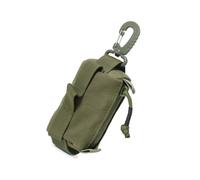 Thewasc Bolsa con hebilla para exteriores, monedero, llavero, cremallera, bolsa pequeña para herramientas, cinturón para bolsos, cinturón, monedero, llavero de herramientas pequeñas, estuche con