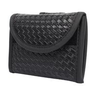 Thewasc Bolsas planas de látex para guantes de 11,7 x 7,7 cm, organizador de guantes de piel sintética, soportes de tejido de cesta para cinturón de trabajo, organizador de piel sintética, soporte de