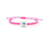 Thewasc Brazalete Moderno Hecho A Mano con Cuentas De Tambor Cordón Algodón Ajustable Accesorio Informal para La Temporada Pulsera Unisex Informal Lujo