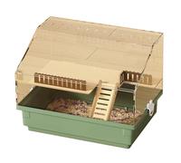 Thewasc Caja DE RODENTES TEMENTES Garden con Accesorios Paneles Extraíbles Escaleras Escaleras Casas Mascotas Peque Pet Refugio para Mantenimientos Fáciles Hábitat Hámster Transparente con Accesorios