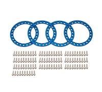 Thewasc Car Parts - Rueda de repuesto de 4,8 cm con tornillos para rueda de aleación de aluminio 1/10 SCX10 90046 D90