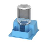 Thewasc Comedero para reptiles con recarga automática y botella de supervisión transparente, eficiente en el espacio para tortugas, lagartos, comederos apilables para mascotas, dispensador automático