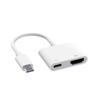 Thewasc Convertidor de cable USB C 3.1 a 4K60Hz 4K60Hz adaptador de vídeo con carga PD100W para teléfonos inteligentes, cable de vídeo USB C