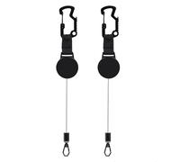 Thewasc Correa retráctil para teléfono sin robo, longitud ajustable para una fijación segura, evita la pérdida del dispositivo en la correa retráctil para teléfono al aire libre