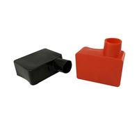 Thewasc - Cubiertas aislantes para terminales de batería, resistentes a prueba de polvo, fáciles de usar para sistemas eléctricos de vehículos, terminales de batería de PVC, cubierta a prueba de polvo