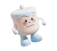 Thewasc Cubo organizador de escritorio en miniatura multiusos con tapa extraíble, soporte portátil para suministros de oficina para espacios de trabajo, contenedor multiusos para oficina en casa