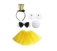 Thewasc Diadema con lentejuelas y falda de tul para fiesta temática, carnaval, reunión, disfraz de máscaras, festival