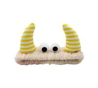 Thewasc Divertida diadema de cuerno para decoraciones de fiesta para festivales de música, accesorios de cabina de fotos, para niñas, para lavar la cara, maquillaje, bandas para el pelo para niños
