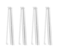 Thewasc Elegante estante acrílico para mahjong con empujador, juego de 4 soportes esenciales para azulejos de noche de juegos familiares