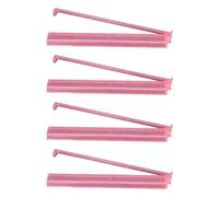 Thewasc Elegante estante acrílico para mahjong con empujador, juego de 4 soportes esenciales para azulejos de noche de juegos familiares