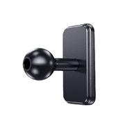 Thewasc General - Soporte para teléfono con rótula de 17 mm, base de montaje de aluminio, adecuado para coche, camión, barco, accesorios, cargadores de teléfono