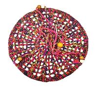 Thewasc Hamacas de dragón barbudo para reptiles, tumbona redonda tejida de algodón para decoración de hábitat de serpientes, hamacas para reptiles, lagartos, tumbonas, cama, tanques grandes para barba