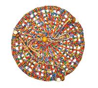 Thewasc Hamacas de dragón barbudo para reptiles, tumbona redonda tejida de algodón para decoración de hábitat de serpientes, hamacas para reptiles, lagartos, tumbonas, cama, tanques grandes para barba