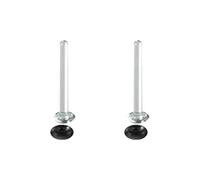 Thewasc Juego de dilatación de oreja de cristal de 1,6 7 mm/7,5 12 mm con anillos tóricos, expansor de calibre único, joyería de piercing de moda, accesorios de piercing, 3mm, como se describe, como