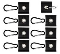 Thewasc Juego de ganchos multiusos de 8 piezas para tienda de campaña para autocaravanas, remolques, campistas, rieles guía de 5/6 mm y 7/8 mm, rieles guía de resistencia adicional, organizadores de