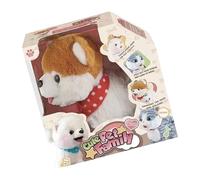 Thewasc Juguete de peluche eléctrico realista para mascotas con sonido de movimiento interactivo para el desarrollo de la primera infancia, los niños levantan una simulación eléctrica