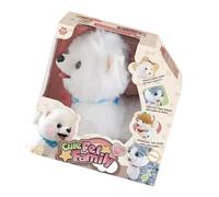 Thewasc Juguete de peluche eléctrico realista para mascotas con sonido de movimiento interactivo para el desarrollo de la primera infancia, los niños levantan una simulación eléctrica