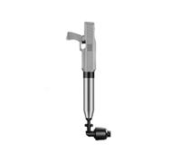 Thewasc Máquina ergonómica de émbolo de inodoro de alta eficiencia, abridor de drenaje sin diseño, pequeño almacenamiento, fontanería doméstica, mango ergonómico, limpiador de drenaje