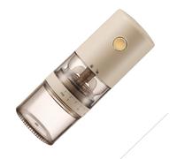 Thewasc Molinillo de frijoles eléctrico compacto con 40 ajustes ajustables, parada automática, embudo transparente