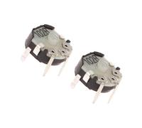 Thewasc Potenciómetro pequeño ajustable de una sola vuelta B1K Control RK08H 1000Ω Resistencia para sistemas de sonido y receptores Potenciómetro electrónico miniatura