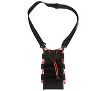 Thewasc Soporte ligero para botella de agua con correas ajustables para deportes al aire libre, senderismo, equipo y almacenamiento de teléfono, bolsa multifuncional
