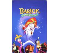 TheWeiPoster Bartok the Magnificent (1999) - Letrero de estaño vintage para decoración de pared para el hogar, sala de estar, cocina, jardín, dormitorio, oficina, hotel, cafetería y pub