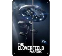 TheWeiPoster The Cloverfield Paradox (2018) - Letrero de estaño vintage para decoración de pared para el hogar, sala de estar, cocina, jardín, dormitorio, oficina, hotel, cafetería y pub