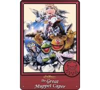 TheWeiPoster The Great Muppet Caper (1981) - Cartel de estaño vintage para decoración de pared para el hogar, sala de estar, cocina, jardín, dormitorio, oficina, hotel, cafetería y pub