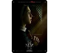 TheWeiPoster The Nun II Movie - Letrero de estaño vintage para decoración de pared para el hogar, sala de estar, cocina, jardín, dormitorio, oficina, hotel, cafetería y pub