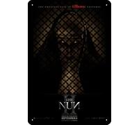 TheWeiPoster The Nun II Movie - Letrero de estaño vintage para decoración de pared para el hogar, sala de estar, cocina, jardín, dormitorio, oficina, hotel, cafetería y pub