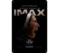 TheWeiPoster The Nun II Movie - Letrero de estaño vintage para decoración de pared para el hogar, sala de estar, cocina, jardín, dormitorio, oficina, hotel, cafetería y pub