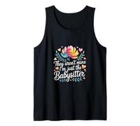 They Aren't Mine I'm Just The Babysitter Kids Nanny - Camiseta sin Mangas