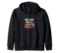 They Aren't Mine I'm Just The Babysitter Kids Nanny - Sudadera con Capucha