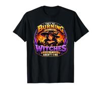 They Burning All The Witches Gothic Halloween Mujer Camiseta