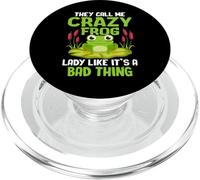 They Call Me Crazy Frog Lady Like It's A Bad Thing PopSockets PopGrip para MagSafe