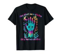 They Didn't Burn Witches Feminista Halloween Tie Dye Mujer Camiseta