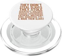 They Didn'T Steal Slaves Black History Month Melanin Queen PopSockets PopGrip para MagSafe