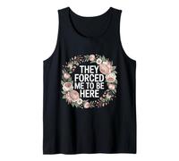 They Forced Me To Be Here Anti-Social Introvert Mood - Camiseta sin Mangas