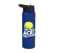 They Gritan Ace - Jugador de tenis divertido Stainless Steel Insulated Water Bottle