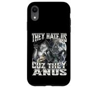 They Hate Us Cuz They Anus Carcasa para iPhone XR