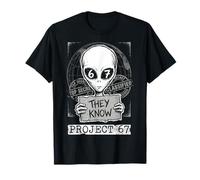 They Know Project 67 Alien Funny Six Seven 6 7 Meme Camiseta