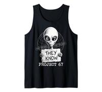 They Know Project 67 Alien Funny Six Seven 6 7 Meme Camiseta sin Mangas
