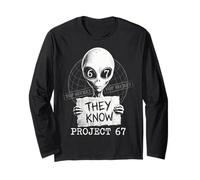 They Know Project 67 Alien Funny Six Seven 6 7 Meme Manga Larga