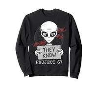 They Know Project 67 Alien Funny Six Seven 6 7 Meme Sudadera